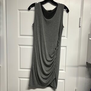 Free Press Nordstrom Draped Ruched Sleeveless Mini Dress